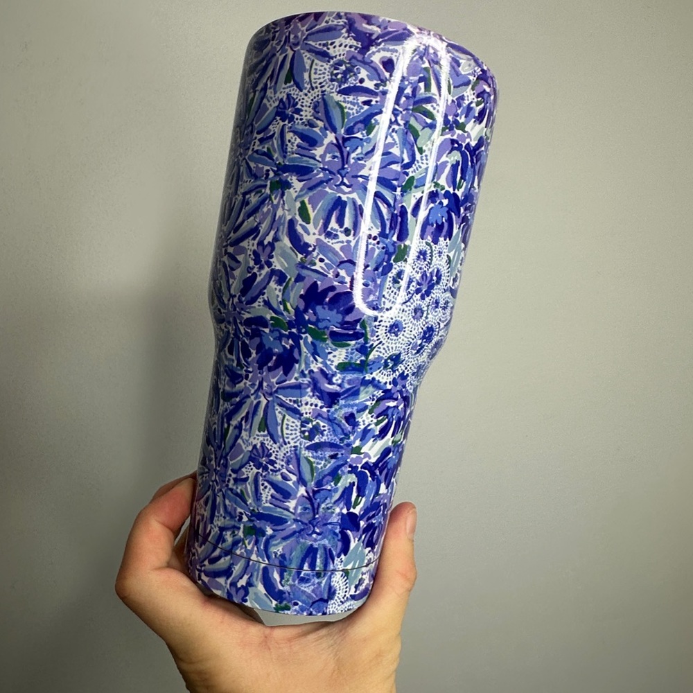 Lilly Pulitzer Stainless Steel 30oz Insulated Tumbler To-Go Cup - Picture 7 of 9